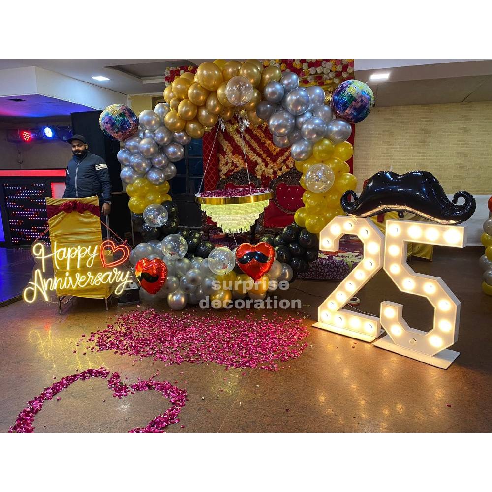 Anniversary Decoration Services at Home or Room | Anniversary Decorations